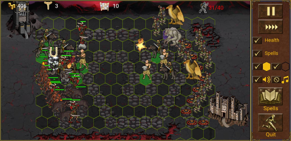 Heroes 3 Tower defense playing screenshot