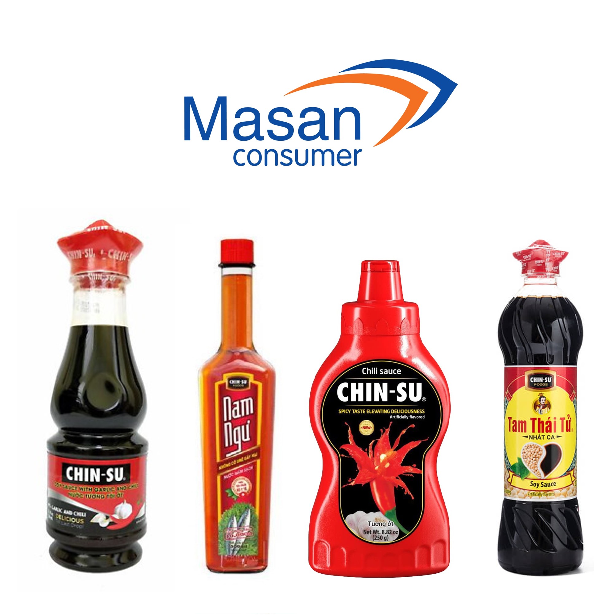 CHIN-SU soy sauce with garlic and chili, 친수 마늘 고추 간장소스