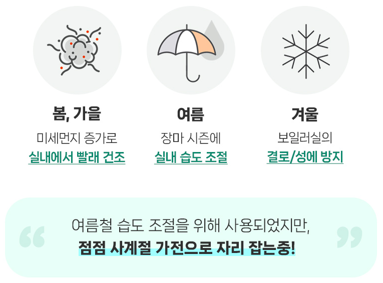 제습기 좋은 점