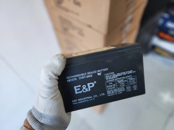 창원 산업용 배터리 납품 수거 힘찬배터리 창원밧데리 창원배터리 E&P KB1270 12v7a 배터리 납품