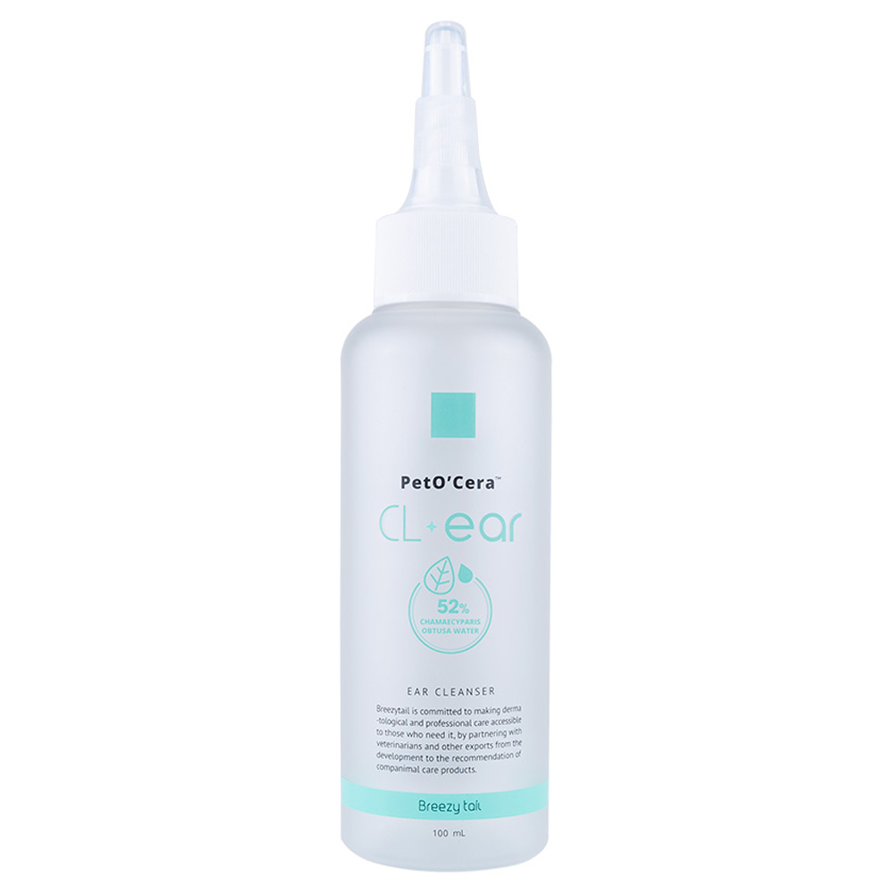  브리지테일 페토세라 클이어 반려동물 귀세정제, 100ml, 1개