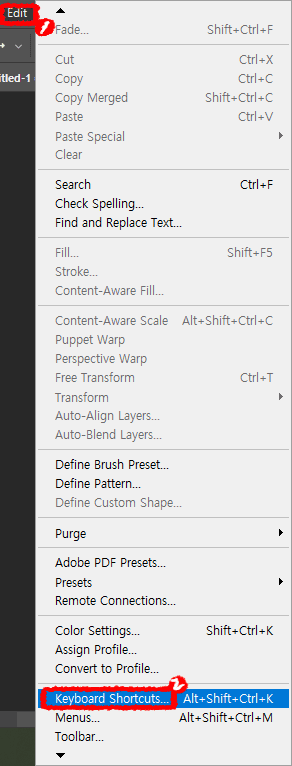 Photoshop-edit-keyboard-shortcuts-and-menus