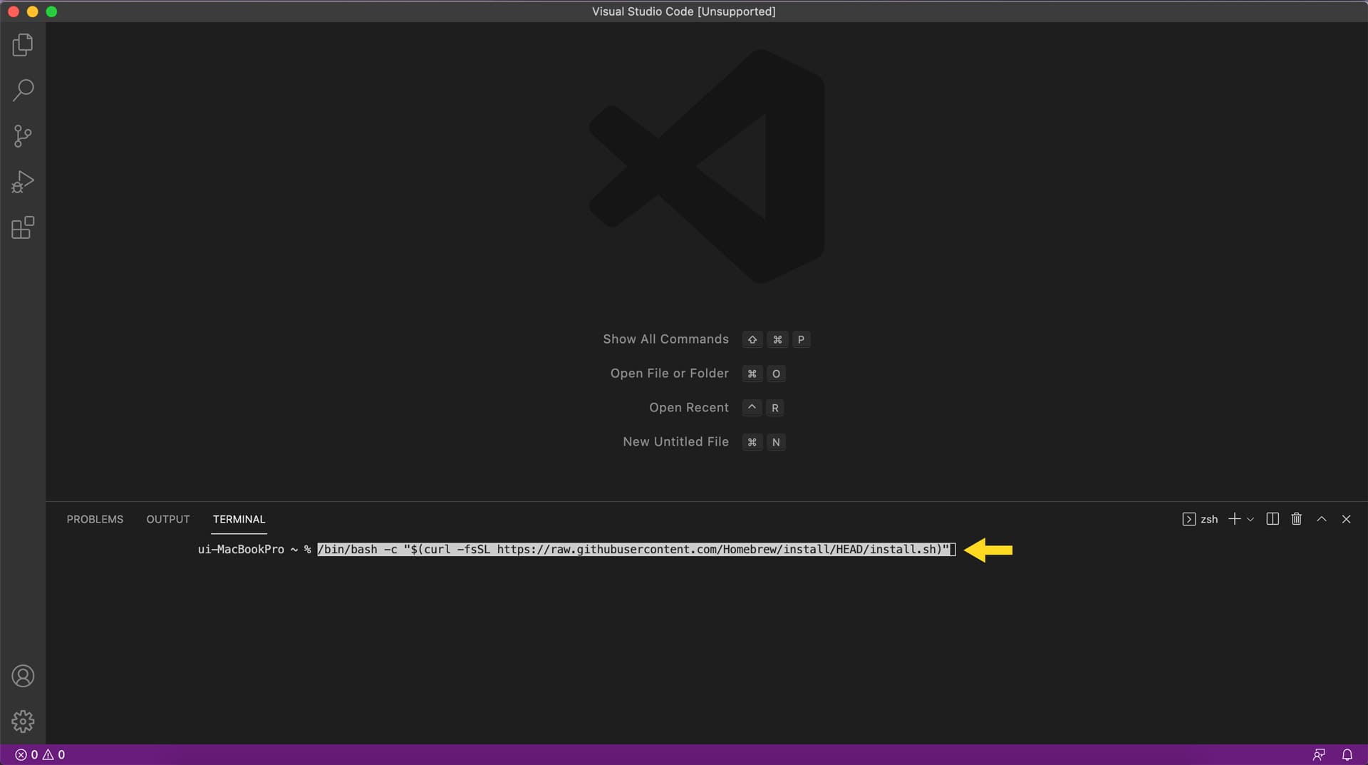 homebrew-설치-git-mac