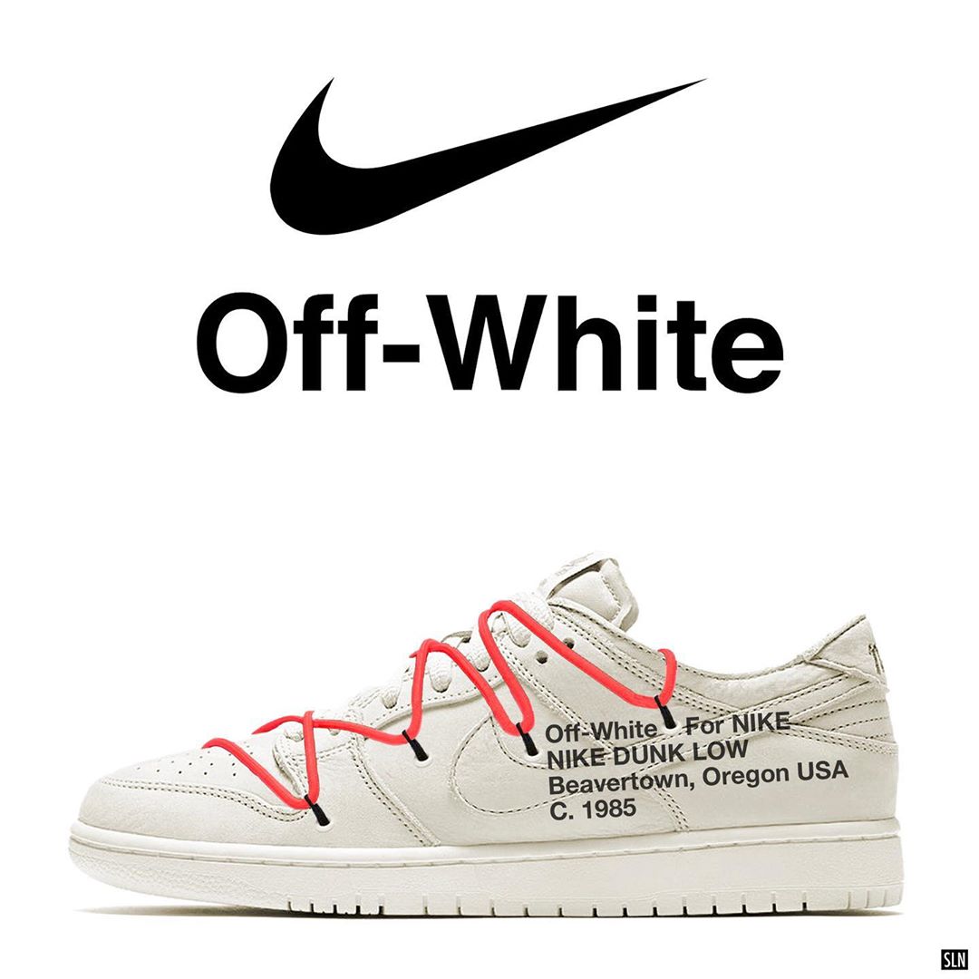 오프화이트(Off White)와 나이키 Sb 덩크 로우(Nike Sb Dunk Low) 