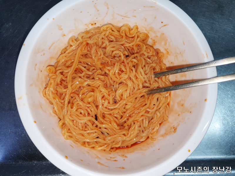  맛있는 오뚜기 진비빔면 멀티팩 박스 구매후기