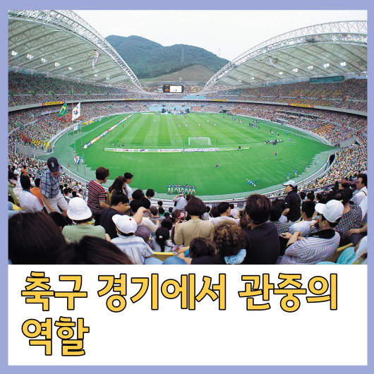  축구 경기에서 관중의 역할