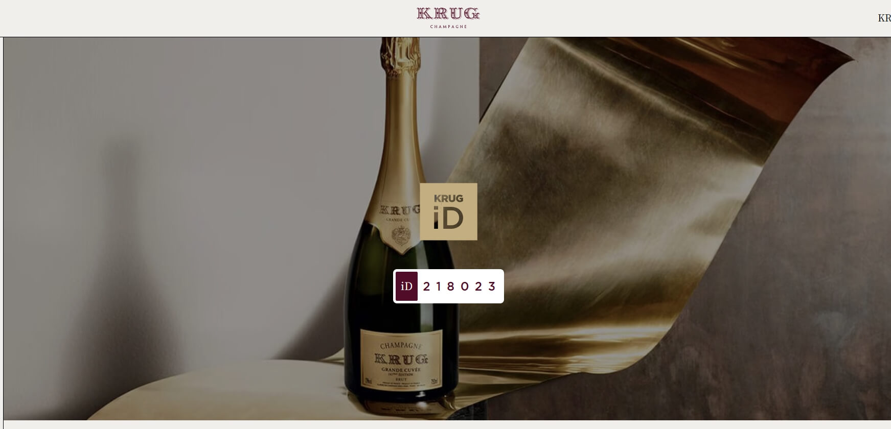 ํฌ๋ฃฉ ๊ทธ๋ ํด๋ฒ 167 ์๋์
๏ฝKrug Grande Cuvée 167ème Édition, Champagne, France