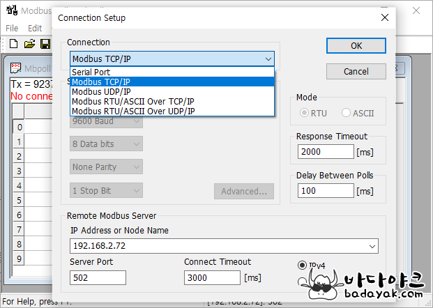 Modbus Poll - Modbus TCP/IP