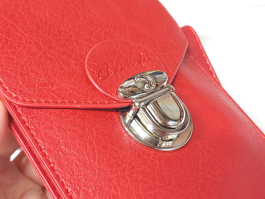 폰 수납과 터치를 편리하게 폰백 샤몬드 멀티백으로 11