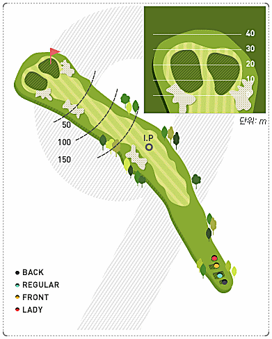 천안상록CC 중 코스 9번 홀