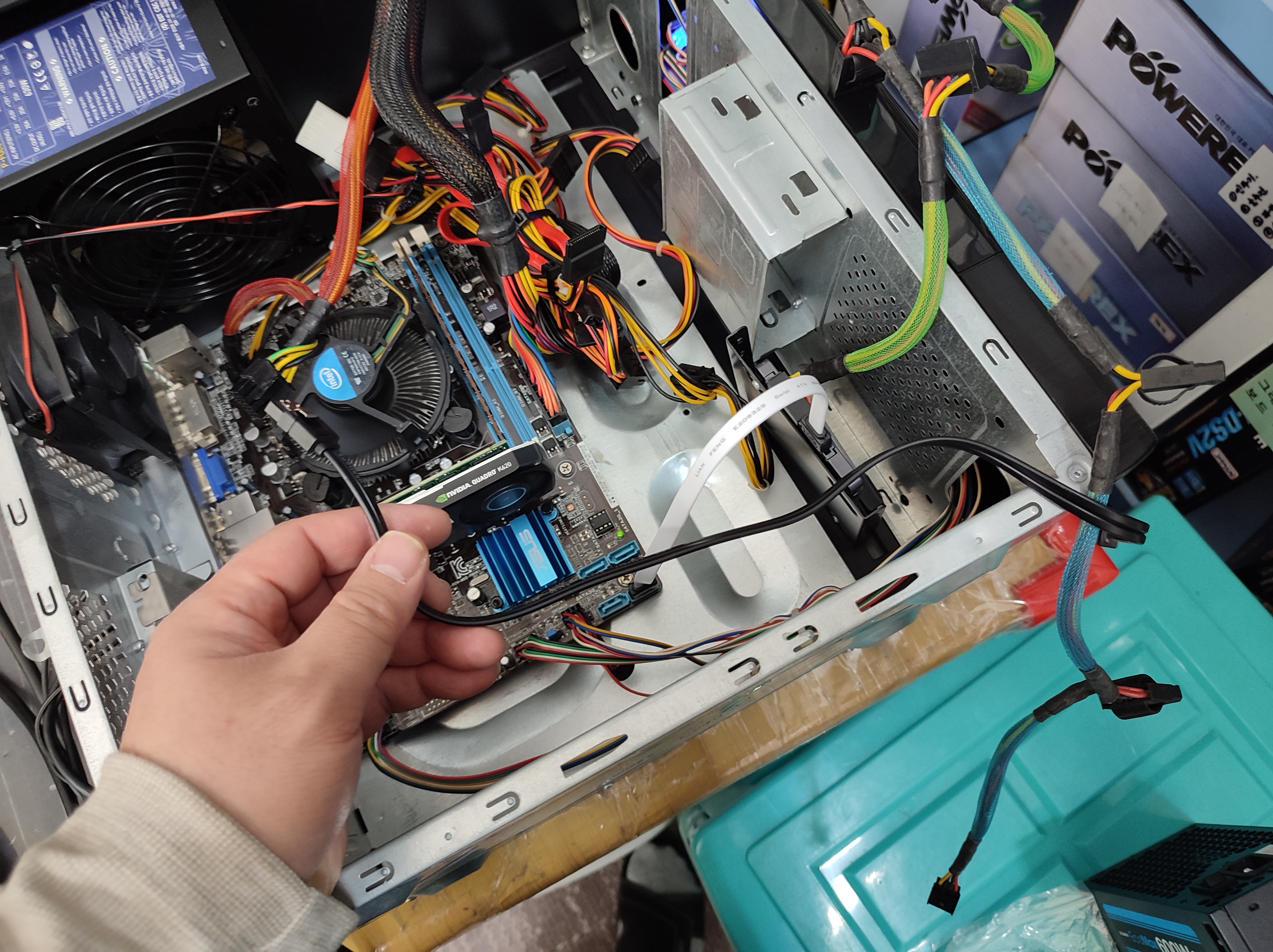 사타케이블도 신품으로 교체해서 테스트하는 중