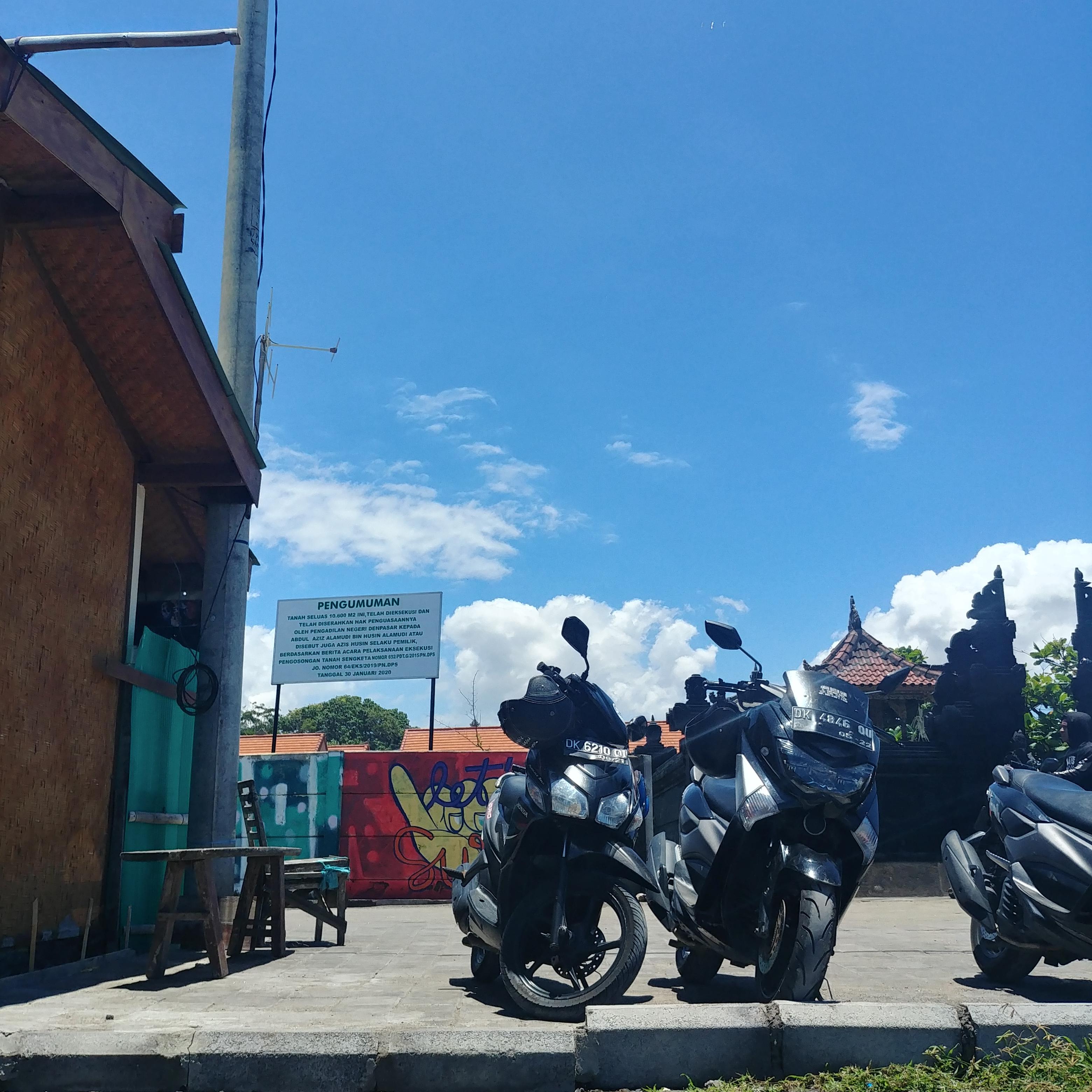 인도네시아 발리 오토바이 타고 해변 구경하기