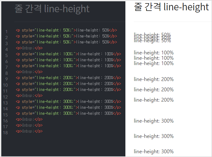 티스토리 줄 간격 조절하기