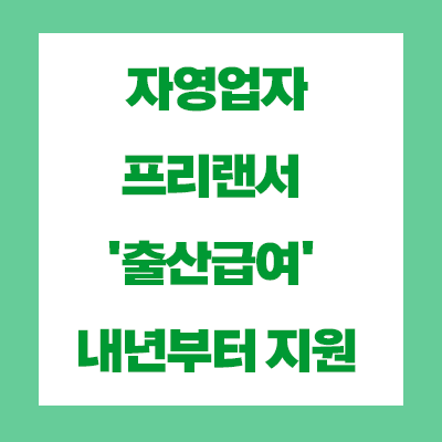 서울시, 1인 자영업자·프리랜서 '출산급여' 내년부터 지원