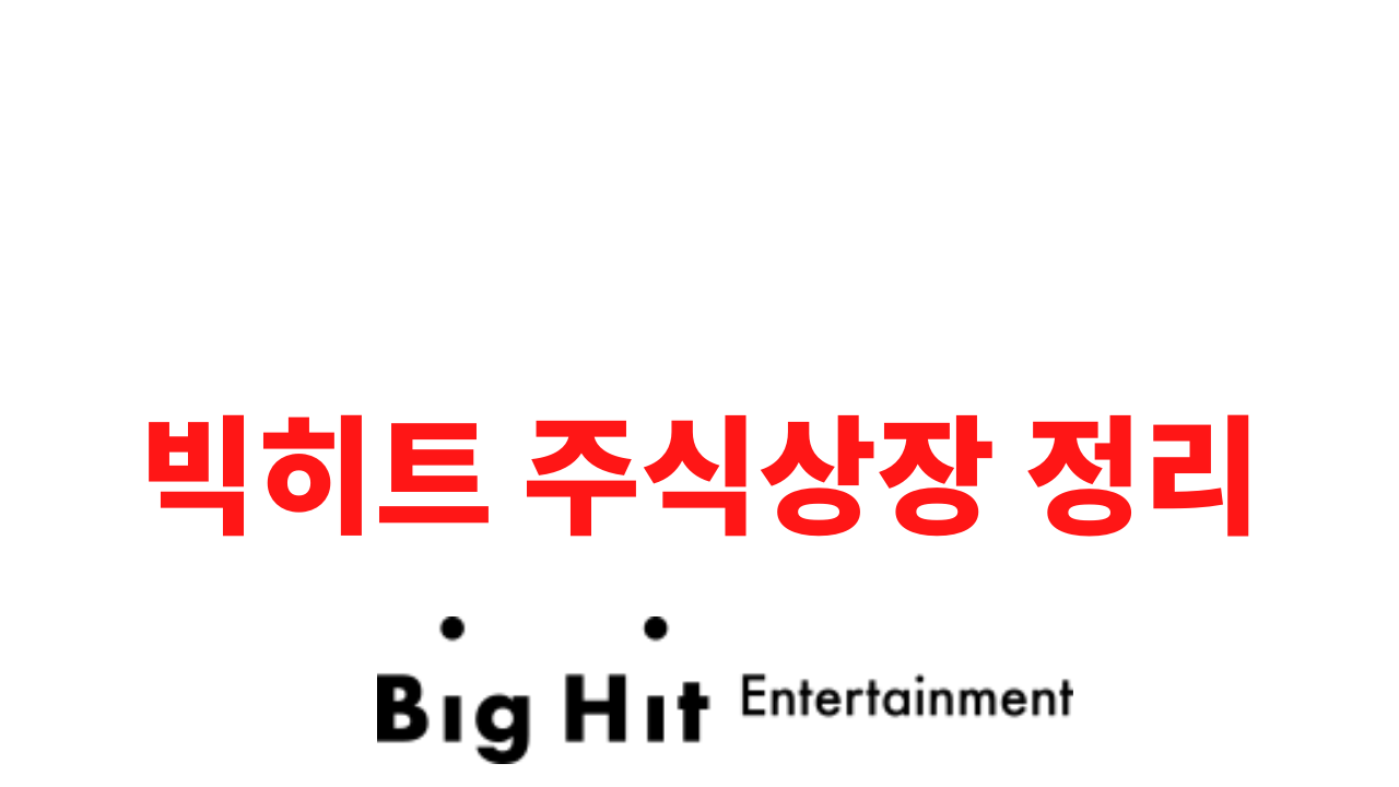  빅히트 상장 빅히트란 어떤 회사인가 (+공모주청약)