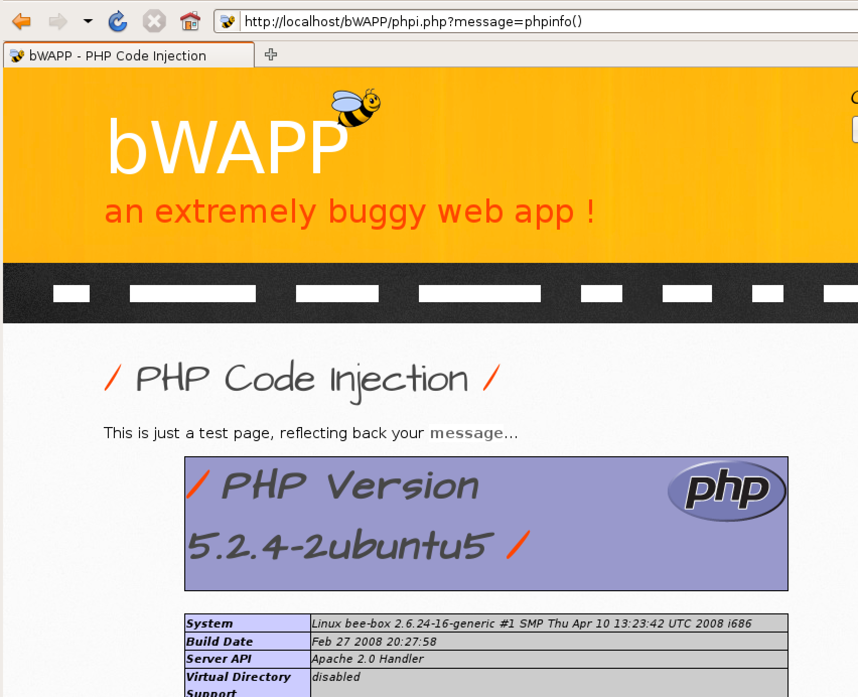 PHP Code Injection