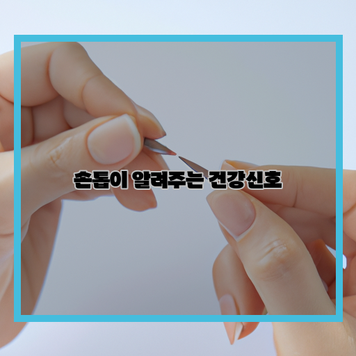  손톱으로 파악하는 내 몸의 건강상태