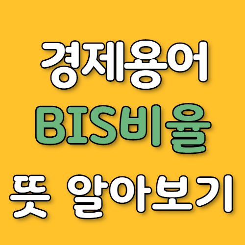 BIS비율 뜻 포스팅