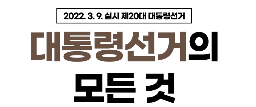  제20대 대통령선거일 사전투표 및 선거일정