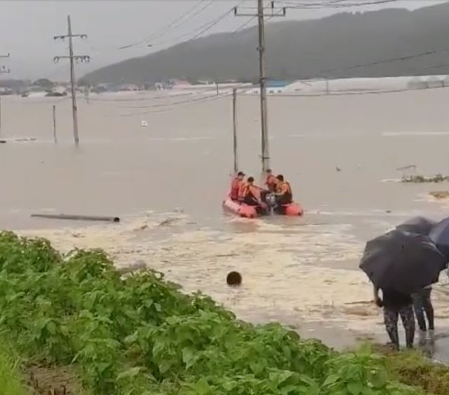  철원 한탄강 범람 비피해 강수량 물폭탄 홍수