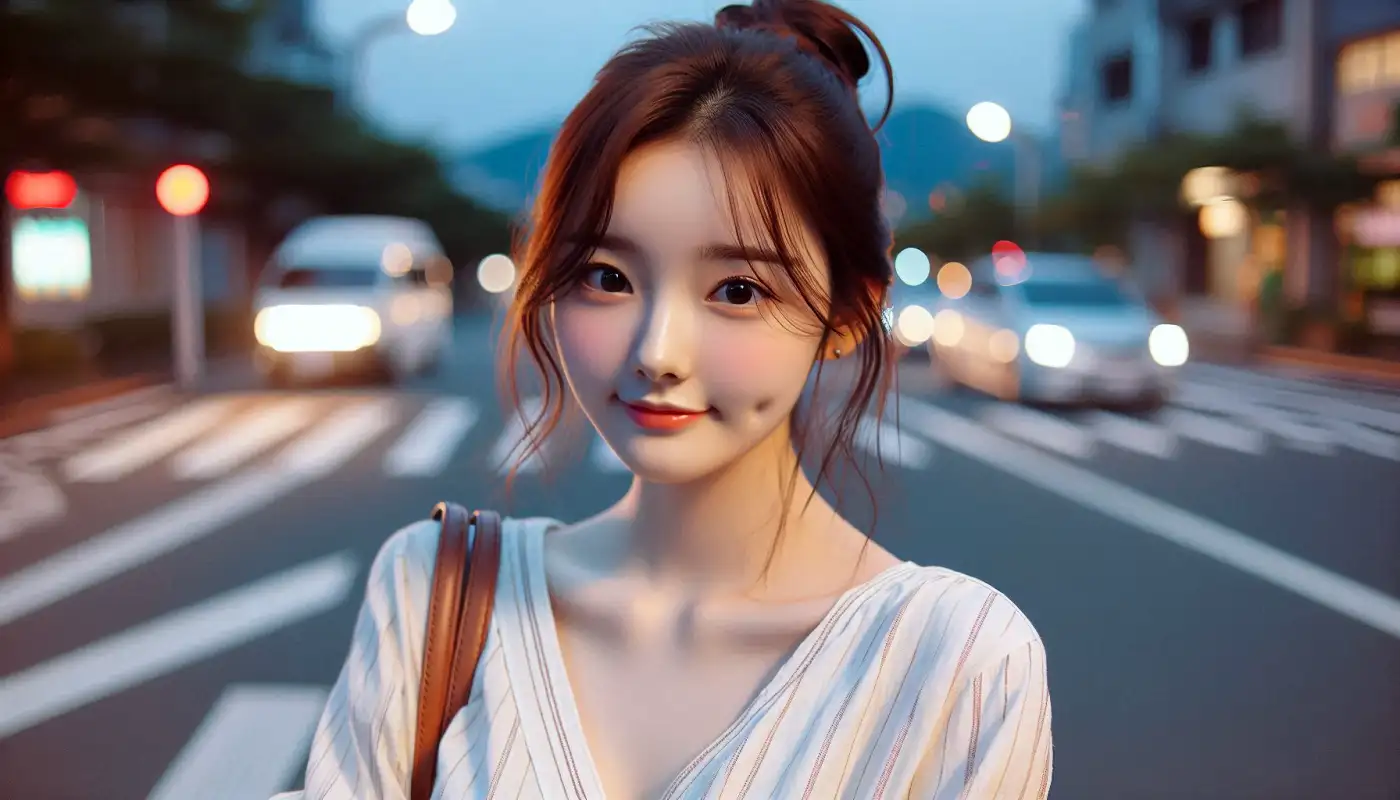 트래블월렛-환전-한도를-알아보는-여성의-모습