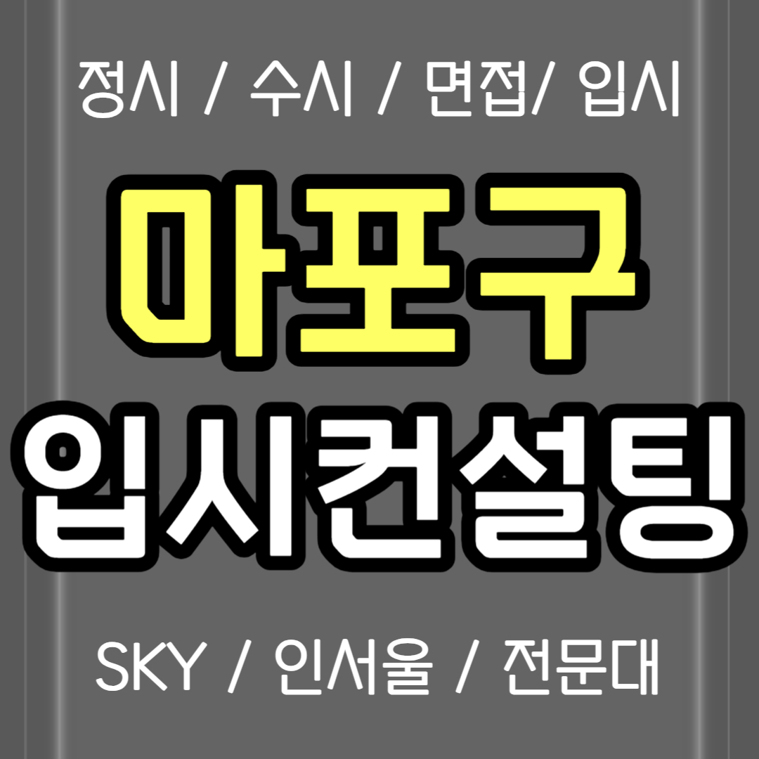  마포구 정시컨설팅 입시컨설팅 중2 중3 아현동 수시컨설팅 전문 고1 고2 고3 화상 입시컨설팅 추천 생기부 의대 스카이