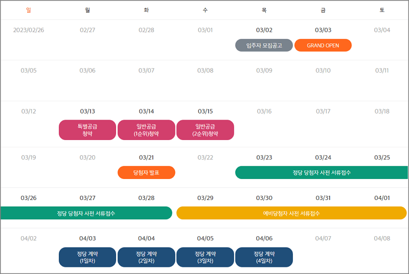 e편한세상 동탄 파크아너스 분양일정