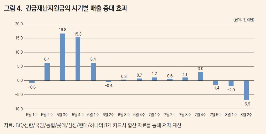  1차 긴급재난지원금정책의 효과와 시사점