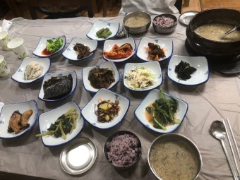 하동한상 참게가리장 재첩회무침 능시배다구