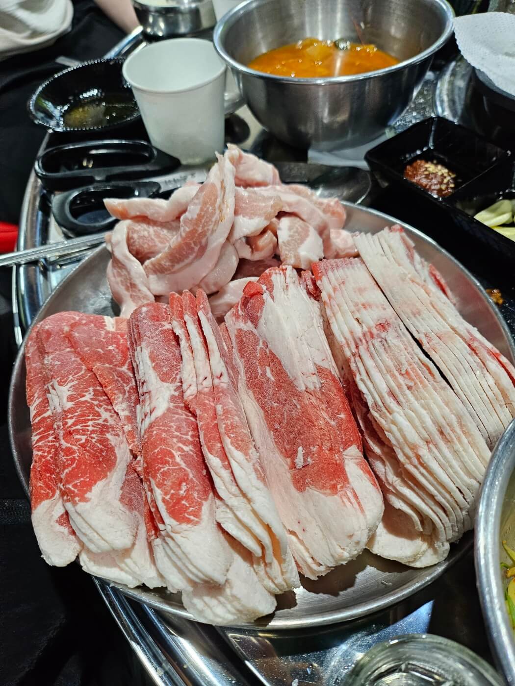 신파냉삼-우삼겹&amp;#44;항정살