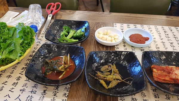 담양 숯불갈비 맛집 승일식당 기본반찬