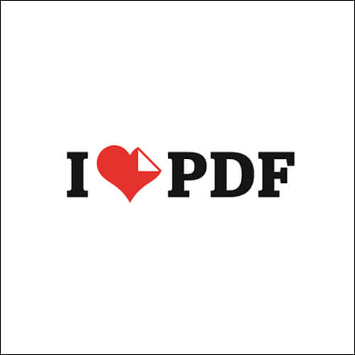 I love pdf 로고