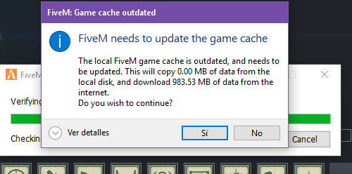 FiveM: Game Data Outdated 오류
