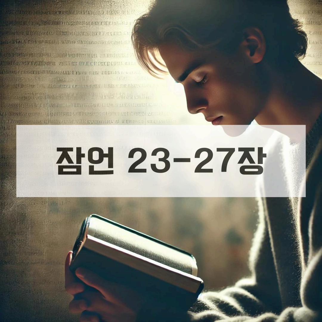 잠언 23_27장