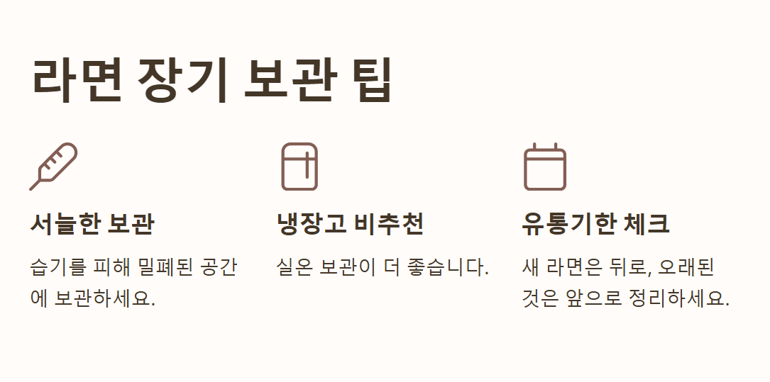 라면 유통기한 지남