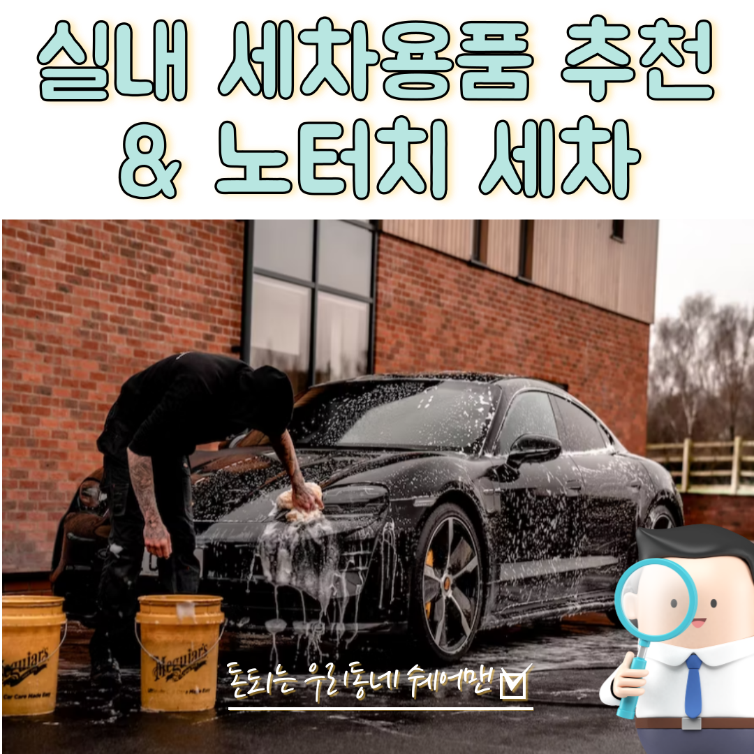  세차 전문가가 추천한 가성비 좋은 초보자 실내 세차용품