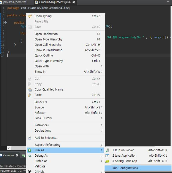 Java command line의 Arguments에 대해 알아보기