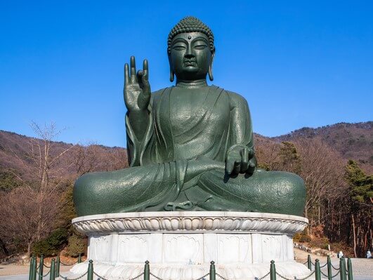 각원사-부처