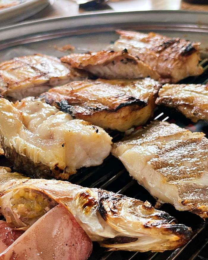 한국인의 밥상 전남 고흥 반건조 생선 숯불 구이 맛집