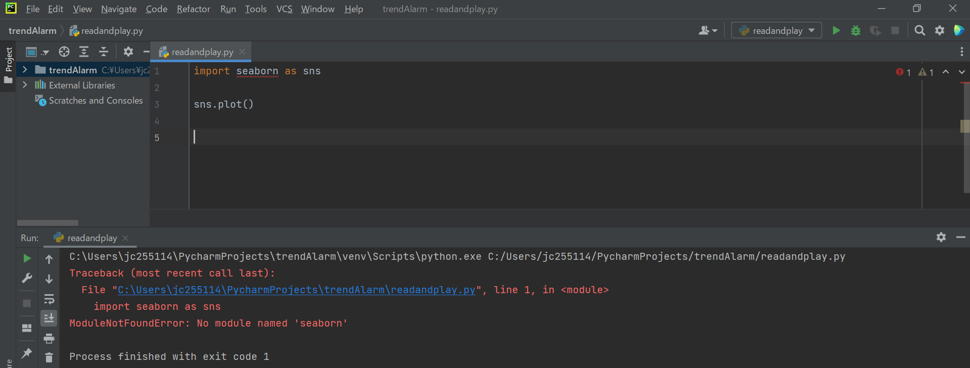  [파이참Pycharm 사용법] 패키지 인스톨하는 간단한 방법