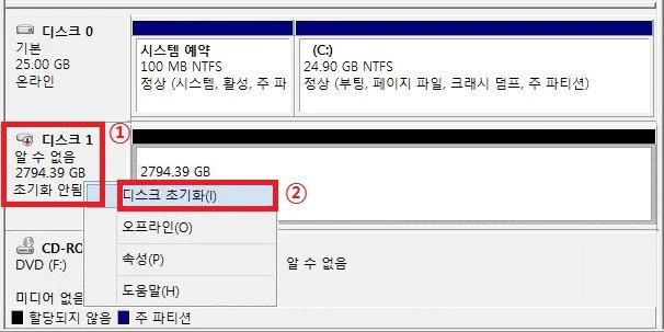 디스크_초기화