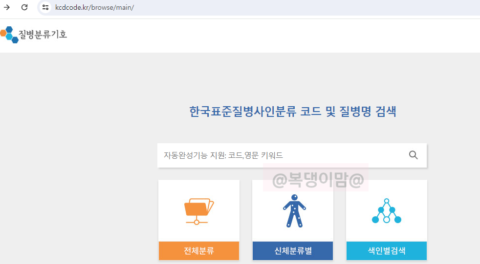 질병 분류 기호
