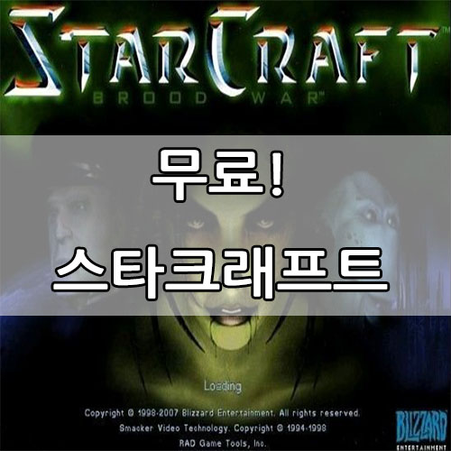  스타크래프트 무료 다운로드 가능!
