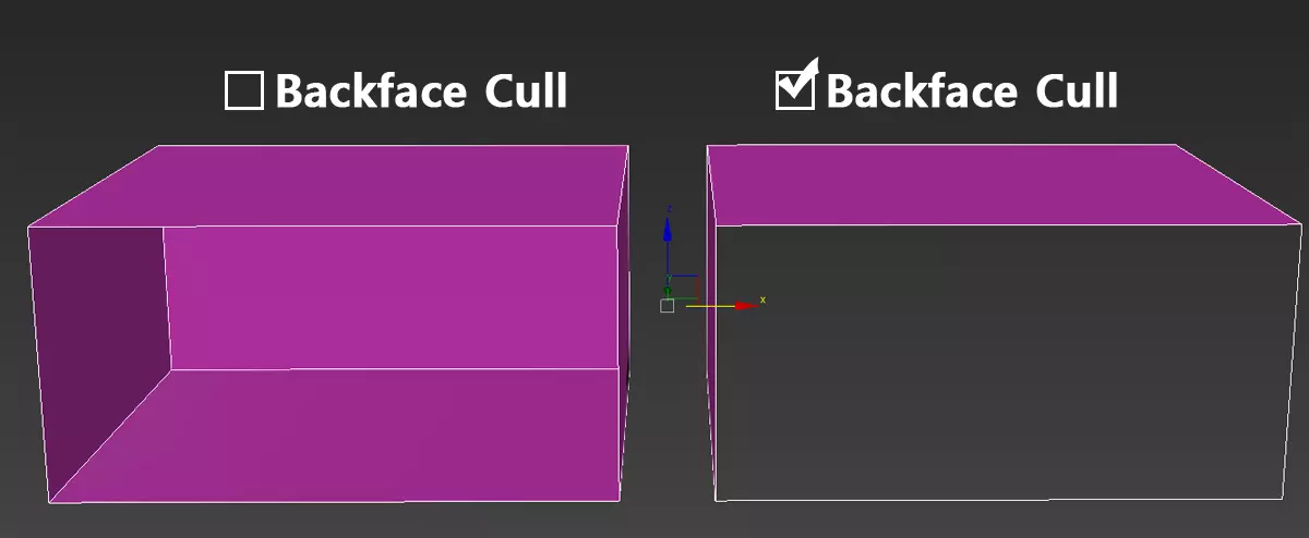 Backface Cull 차이