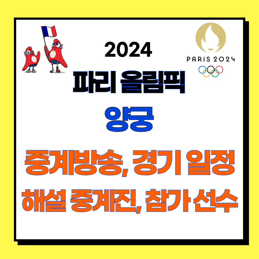2024 파리 올림픽 양궁 경기 일정 및 중계방송, 국가대표 선수 명단