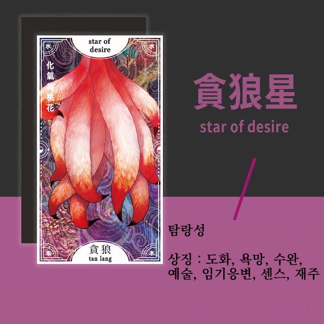  [자미두수] 탐랑성의 특징과 이미지