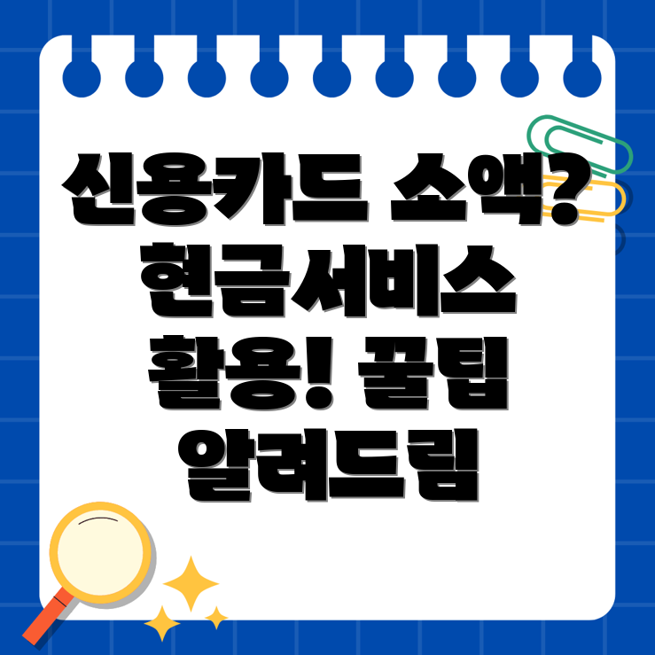 신용카드 소액대출