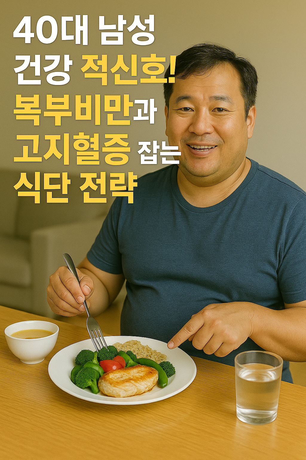 40대 남성 건강식단, 복부비만