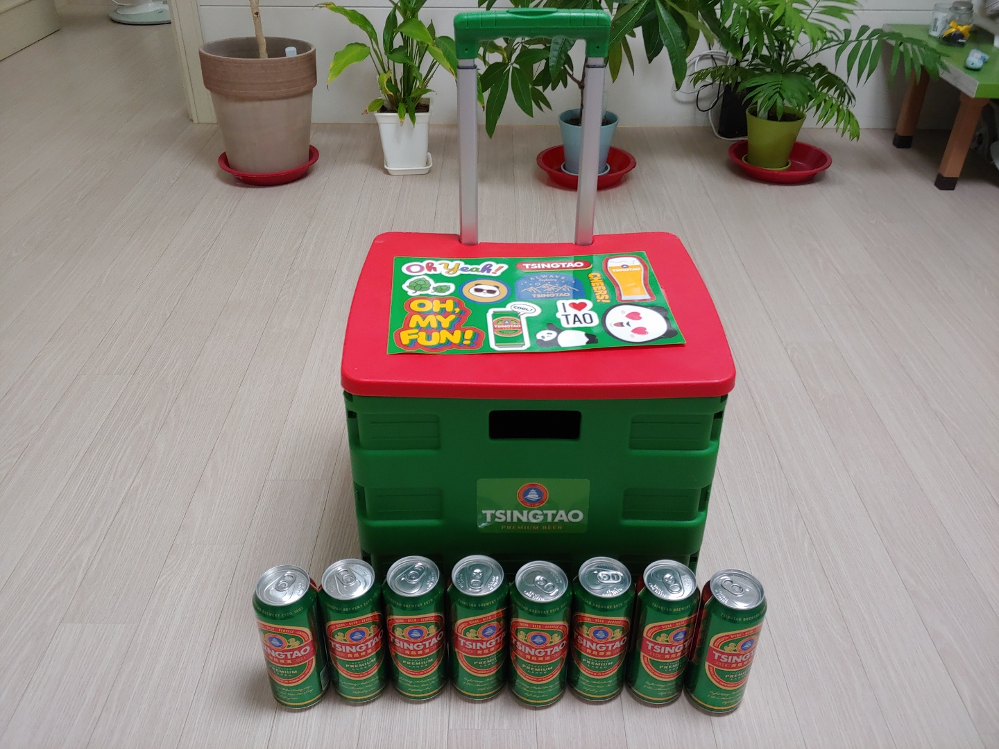  이마트 칭따오 맥주 폴딩 카트 구매 후기.이마트 맥주 사은품.