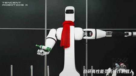 중국 텐센트 로보틱스X 실험실에서 개발한 팔 형태 로봇 &#39;TRX암&#39; (사진=텐센트)